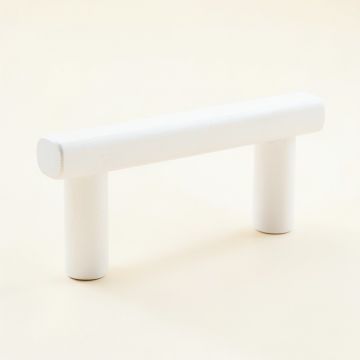 Reed Bridge Cabinet Handle Without Packaging - White (synthetic illustration; no displayed measurements)