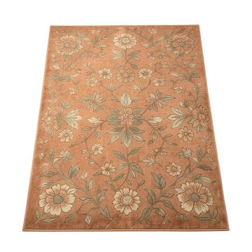 Walcott Floral Natural/Terracotta Indoor / Outdoor Area Rug