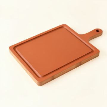 Elm Bridge Cutting Board - Terracotta (synthetic illustration; no displayed measurements)
