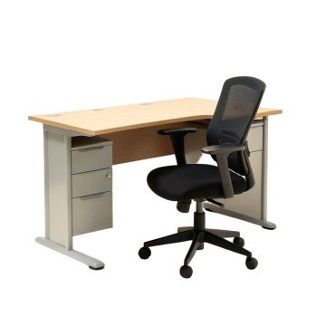 L-Shape Desk And Chair Set