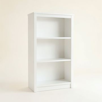 Sage Brook Freestanding Bookcase - White (synthetic illustration; no displayed measurements)