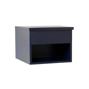 Dune Bend Wall-Mounted Shelf - Navy