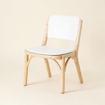 Elm Branch Small Chair - White (synthetic illustration; no displayed measurements)