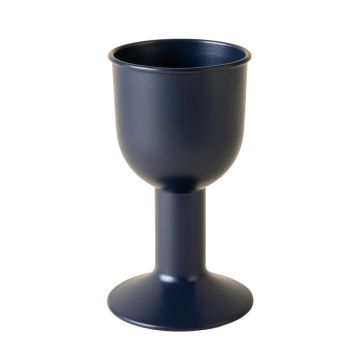 Oak Bluff Empty Candle Holder - Navy