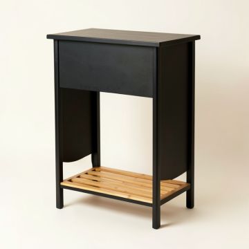 Dune Dell Freestanding Laundry Folding Counter - Black (synthetic illustration; no displayed measurements)