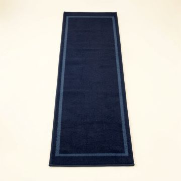 Heath Bend Narrow Runner Rug - Navy (synthetic illustration; no displayed measurements)