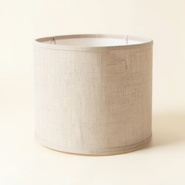 Linen Oval Lamp Shade ( Spider ) (synthetic illustration; no displayed measurements)
