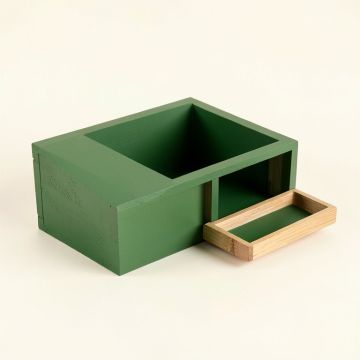 Holly Arc Empty Coffee-Station Organizer - Green (synthetic illustration; no displayed measurements)