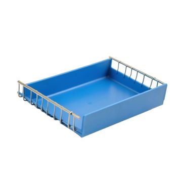 Wren Bluff Empty Under-Desk Cable Tray - Blue