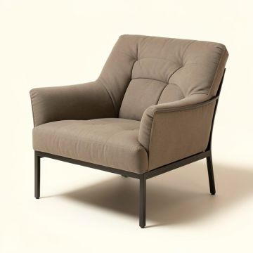Eddy 45 '' Wide Tufted Polyester Papasan Chair (synthetic illustration; no displayed measurements)