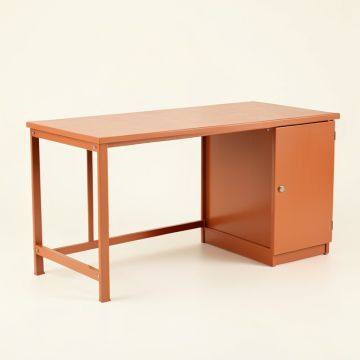 Elm Bluff Empty Workshop Workbench - Terracotta (synthetic illustration; no displayed measurements)