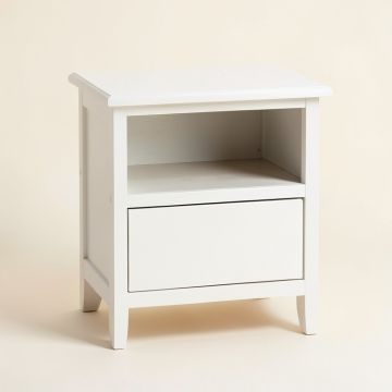 Maple Bridge Nightstand - White (synthetic illustration; no displayed measurements)