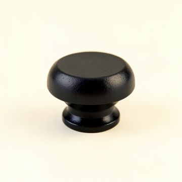 River Bridge Cabinet Knob Without Packaging - Black (synthetic illustration; no displayed measurements)