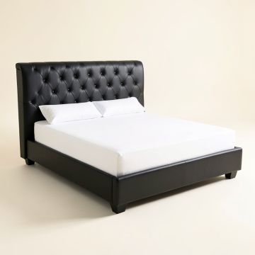 Doretta Tufted Upholstered Low Profile Standard Bed (synthetic illustration; no displayed measurements)