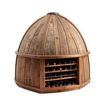 Quonset Bar With Wine Storage