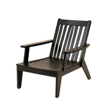 Hill Bridge Outdoor Lounge Chair - Black
