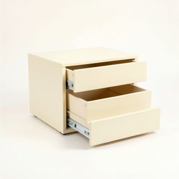 Dune Dale Small-Parts Storage Drawer Cabinet - Ivory (synthetic illustration; no displayed measurements)
