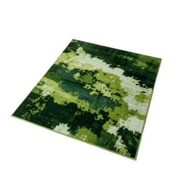 Leopoulos Abstract Green Area Rug