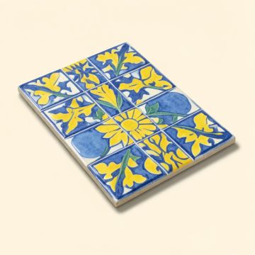 Summer Flora 0.75 '' X 0.75 '' Porcelain Mosaic Wall & Floor Tile (synthetic illustration; no displayed measurements)