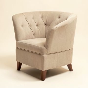 Pearce Diamond Tufted Upholstered Skirted Side Chair (synthetic illustration; no displayed measurements)
