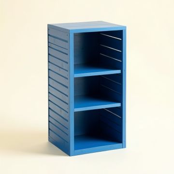 Stone Dale Narrow Cubby Tower - Blue (synthetic illustration; no displayed measurements)
