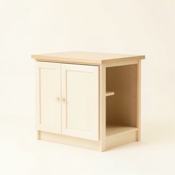 Alder Crossing Freestanding Laundry Folding Counter - Ivory (synthetic illustration; no displayed measurements)