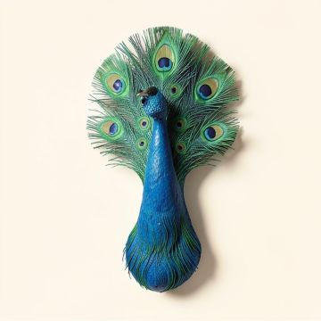 Ashlar Peacock Wall Decor (synthetic illustration; no displayed measurements)