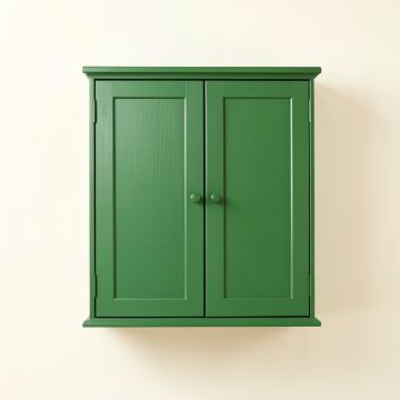 Harbor Branch Wall-Mounted Entry Cabinet - Green (synthetic illustration; no displayed measurements)