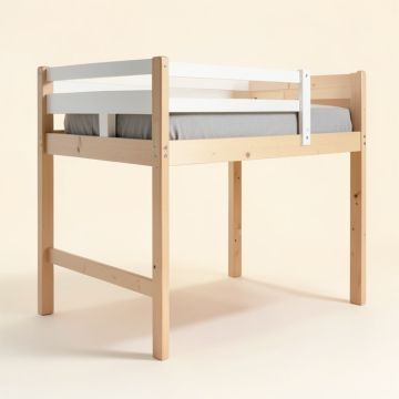 Twin Solid Wood Loft Bed By Children (synthetic illustration; no displayed measurements)