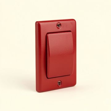 Atom 1-Gang Toggle Light Switch Wall Plate (synthetic illustration; no displayed measurements)