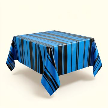 Kysorville Striped Plastic/Vinyl Tablecloth (synthetic illustration; no displayed measurements)