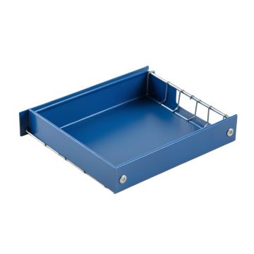 Flint Bridge Empty Under-Desk Cable Tray - Blue