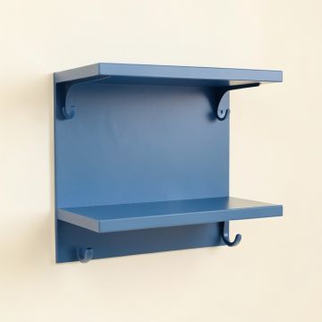 Meadow Bend Wall-Mounted Entryway Organizer Shelf - Blue (synthetic illustration; no displayed measurements)