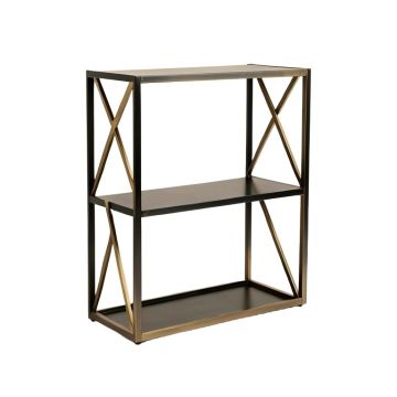 Lilyana 72 '' H X 40 '' W Steel Geometric Bookcase