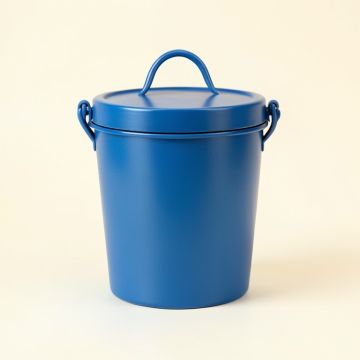 Slate Bluff Storage Canister With Lid - Blue (synthetic illustration; no displayed measurements)