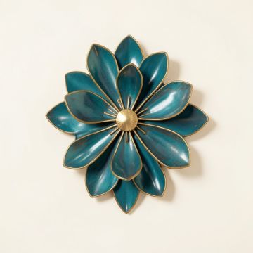 Flower Metal Wall Décor (synthetic illustration; no displayed measurements)
