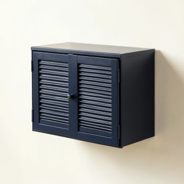 Cliff Crossing Wall-Mounted Entry Cabinet - Navy (synthetic illustration; no displayed measurements)
