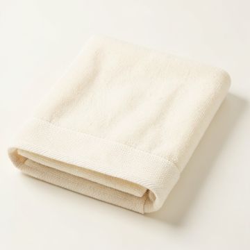 Meadow Canyon Bath Towel - Cream (synthetic illustration; no displayed measurements)