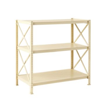 Cedar Brook Empty Seed-Starting Shelving Unit Without Lights - Cream
