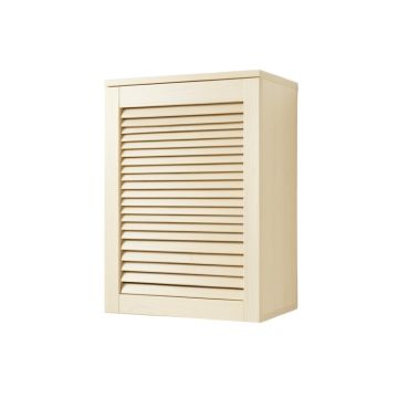 Moss Crest Wall-Mounted Laundry Cabinet - Ivory