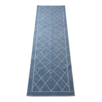Moss Bluff Narrow Runner Rug - Blue