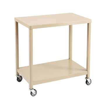 Fern Crest Empty Rolling Workshop Cart - Beige (synthetic illustration; no displayed measurements)