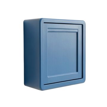 Olive Edge Wall-Mounted Entry Cabinet - Blue