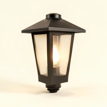 Crandallwood 9.86 '' H Outdoor Barn Light (synthetic illustration; no displayed measurements)