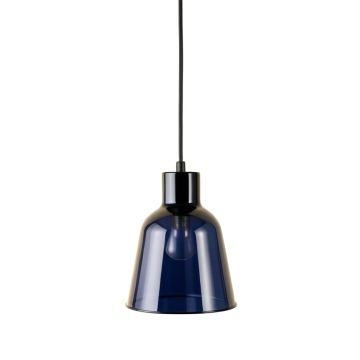 Willow Crossing Pendant Light Suspended From One Plain Cable - Navy