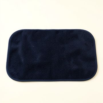 Cedar Falls Bath Mat - Navy (synthetic illustration; no displayed measurements)