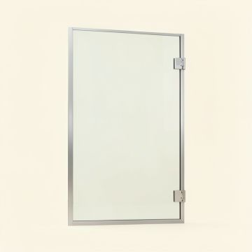 31.25 '' W X 72 '' H Pivot Frameless Shower Door (synthetic illustration; no displayed measurements)