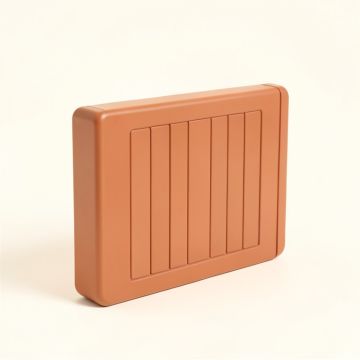 Briar Dale Narrow Outdoor Storage Bench - Terracotta (synthetic illustration; no displayed measurements)