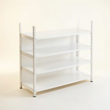 Reed Crossing Desktop Shelving Unit - White (synthetic illustration; no displayed measurements)