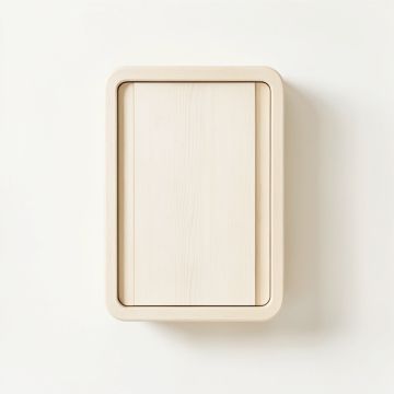 Moss Dell Wall-Mounted Laundry Cabinet - Ivory (synthetic illustration; no displayed measurements)